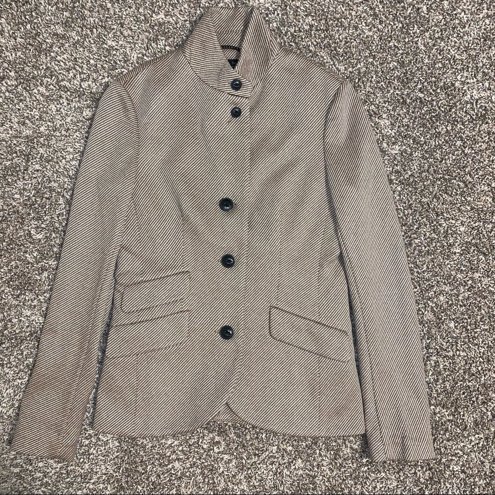 rag & bone Tan Herringbone Blazer - Picture 2 of 10